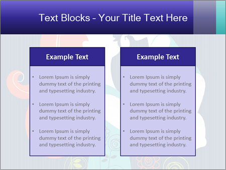 Happy Mother's Day Card With Floral Background Featuring Mother And Baby Silhouette Google Slides Theme - Slide 57