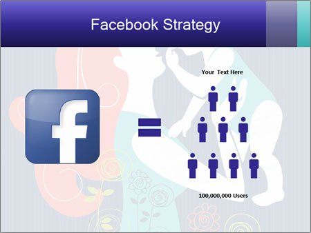 Happy Mother's Day Card With Floral Background Featuring Mother And Baby Silhouette Google Slides Theme - Slide 7