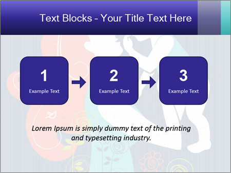 Happy Mother's Day Card With Floral Background Featuring Mother And Baby Silhouette Google Slides Theme - Slide 71