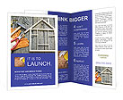 Background And Tools For Home Construction And Renovation: An Abstract Overview. Brochure Template