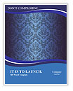 Retro Style Dark Blue Wallpaper - Vector Version Available In Portfolio (Id: 116851075) Word Template