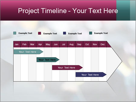 A graduation cap in front of a crowd of people Google Slides Theme - Slide 25