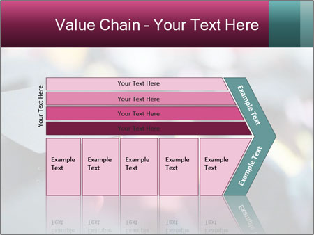 A graduation cap in front of a crowd of people Google Slides Theme - Slide 27