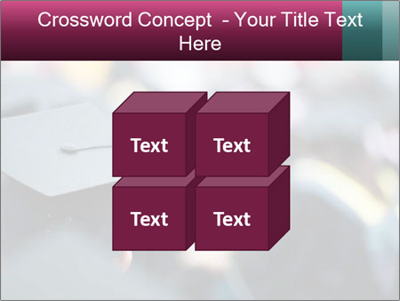 A graduation cap in front of a crowd of people Google Slides Theme - Slide 39