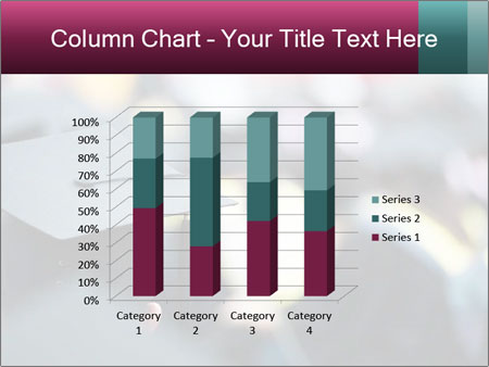 A graduation cap in front of a crowd of people Google Slides Theme - Slide 50