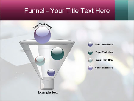 A graduation cap in front of a crowd of people Google Slides Theme - Slide 63