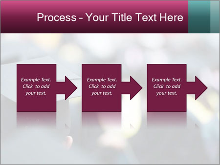 A graduation cap in front of a crowd of people Google Slides Theme - Slide 88