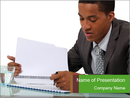 Reviewing A Business Report: Tips For Successful Entrepreneurs Google Slides Theme