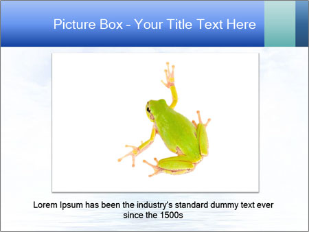 Scenic Water View With An Eye Illustration - Conceptual Art. Google Slides Theme - Slide 15