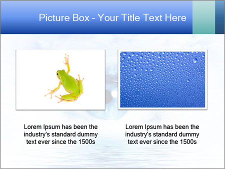 Scenic Water View With An Eye Illustration - Conceptual Art. Google Slides Theme - Slide 18