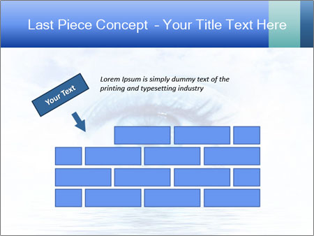 Scenic Water View With An Eye Illustration - Conceptual Art. Google Slides Theme - Slide 46