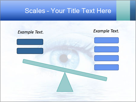 Scenic Water View With An Eye Illustration - Conceptual Art. Google Slides Theme - Slide 89
