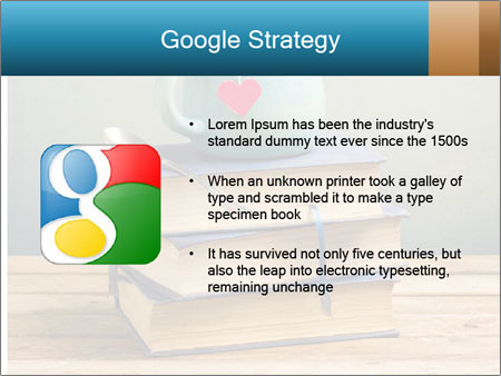 Antique Books And Heart-Shaped Cup On Wooden Table: A Nostalgic Display Of Vintage Charm. Google Slides Theme - Slide 10