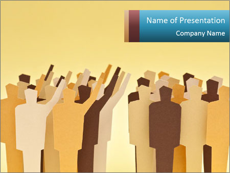 Societal Division: Two Groups In Disagreement Within The Same Community Google Slides Theme