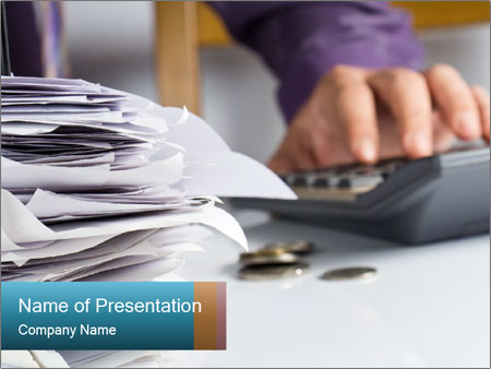 How To Calculate Bills Manually Using Pen And Paper? Google Slides Theme