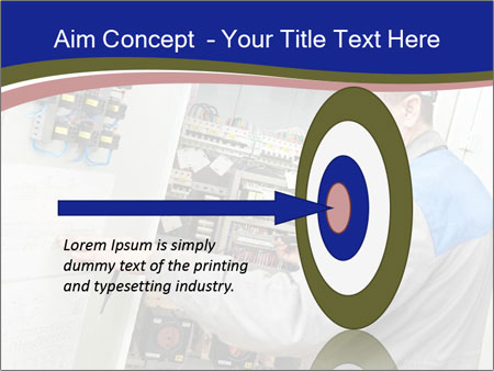 Inspecting High Voltage Power Electric Line Distribution Fuseboard: An Electrician Builder At Work Checking Wires With Drawings. Google Slides Theme - Slide 83
