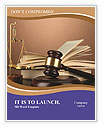 Brown Background With Gavel, Golden Scales Of Justice, And Books: A Legal-Themed Image. Word Template