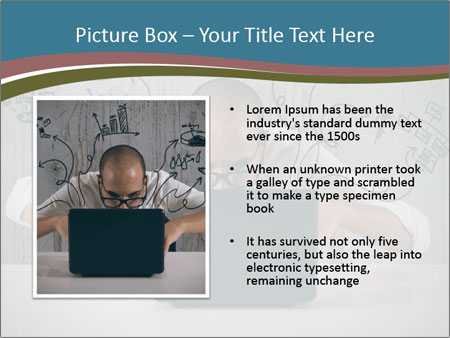 Working On New Projects: A Businessman Utilizing A Laptop. Google Slides Theme - Slide 13