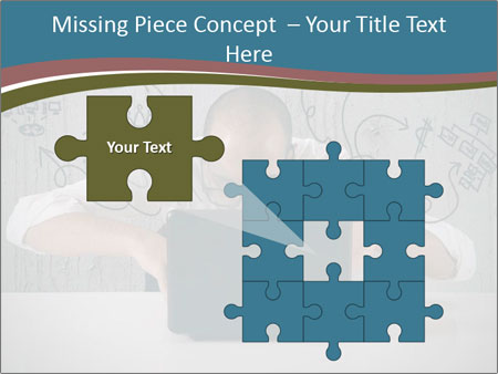 Working On New Projects: A Businessman Utilizing A Laptop. Google Slides Theme - Slide 45