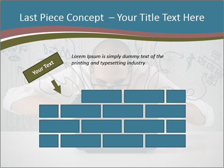 Working On New Projects: A Businessman Utilizing A Laptop. Google Slides Theme - Slide 46