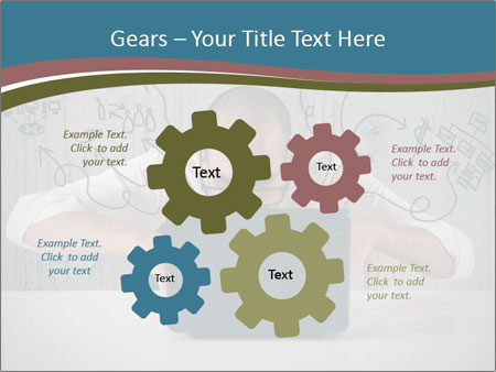 Working On New Projects: A Businessman Utilizing A Laptop. Google Slides Theme - Slide 47