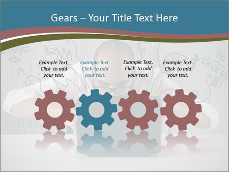 Working On New Projects: A Businessman Utilizing A Laptop. Google Slides Theme - Slide 48