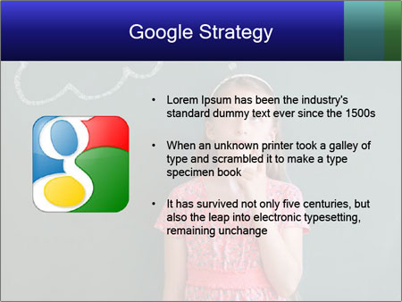 Young Female Student Lost In Thought In Front Of Chalkboard With Thinking Bubble Google Slides Theme - Slide 10