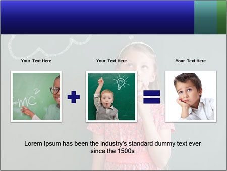 Young Female Student Lost In Thought In Front Of Chalkboard With Thinking Bubble Google Slides Theme - Slide 22