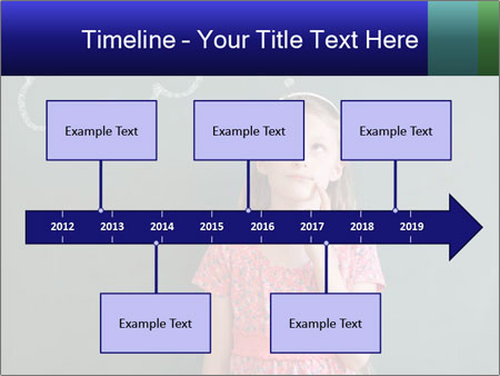 Young Female Student Lost In Thought In Front Of Chalkboard With Thinking Bubble Google Slides Theme - Slide 28