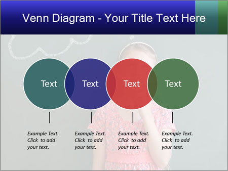 Young Female Student Lost In Thought In Front Of Chalkboard With Thinking Bubble Google Slides Theme - Slide 32