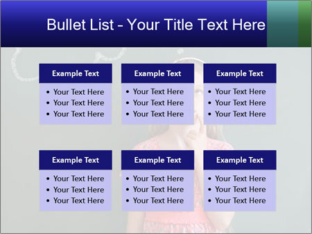 Young Female Student Lost In Thought In Front Of Chalkboard With Thinking Bubble Google Slides Theme - Slide 56