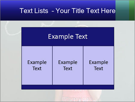 Young Female Student Lost In Thought In Front Of Chalkboard With Thinking Bubble Google Slides Theme - Slide 59