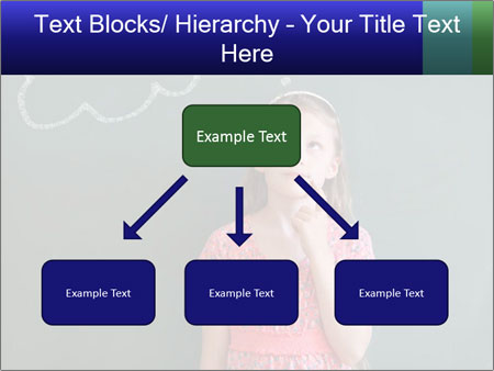 Young Female Student Lost In Thought In Front Of Chalkboard With Thinking Bubble Google Slides Theme - Slide 69