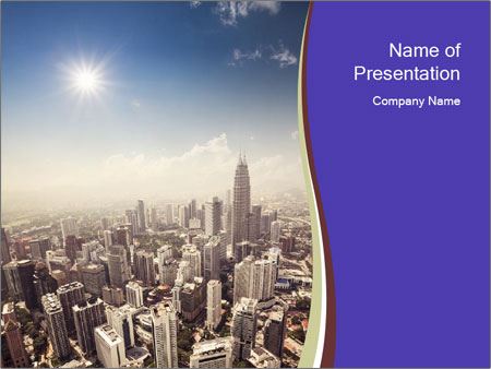 Exploring The Contemporary Urban Landscape Of Kuala Lumpur Google Slides Theme - Slide 1