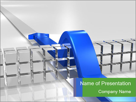 Overcoming Obstacles With The Power Of Blue: A Tale Of Perseverance. Google Slides Theme