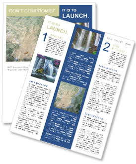 Water Pollution Caused By Oil Fuel Spills Newsletter Template