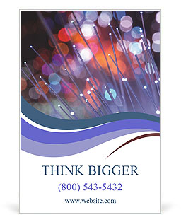 Dynamic Optical Fibers: Exploring The Latest Advancements In Technology Ad Template