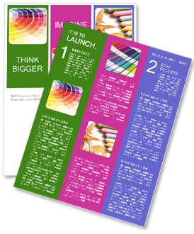 Guide To Choosing Colors: Tips And Inspiration For Color Selection. Newsletter Template