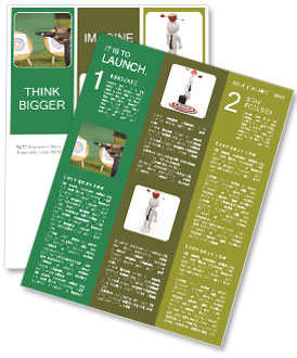 Target Shooting With Crossbow By A Man: Aiming Skills Displayed Newsletter Template