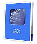 Detailed Fiber Optic Images With Stunning Light Effects: A Visual Feast Presentation Folder