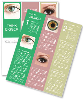 Macro Photography Of The Human Eye: A Close-Up Look Newsletter Template