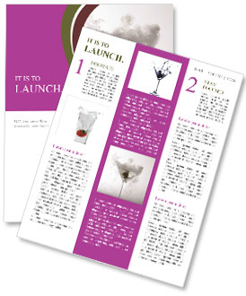 Olive And Dry Ice Martini Recipe With Smoky Flavor Newsletter Template