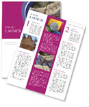 Displaying Stitches On A Handmade Wool Blanket Using Circular Needles Newsletter Template