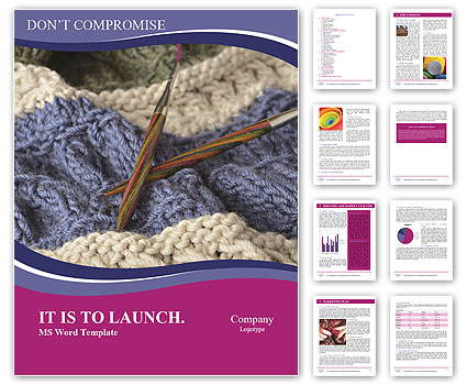 Displaying Stitches On A Handmade Wool Blanket Using Circular Needles Word Template