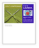 Knitting Supplies: Spokes, Wool Yarn, And Techniques Newsletter Template